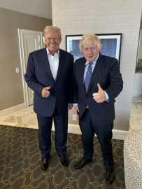 Eski İngiltere Başbakanı Johnson, Trump ile görüştü