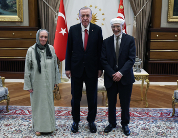 Cumhurbaşkanı Erdoğan, Faslı filozof Taha Abdurrahman'ı kabul etti