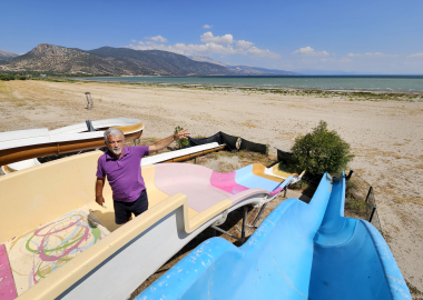 Eğirdir Gölü'nün derinliği, 74 yılda 12,8 metre geriledi