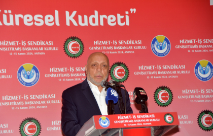 HAK-İŞ Başkanı Arslan: Kendi ayaklarımız üzerinde durabilecek Türkiye'yi inşa etmek zorundayız