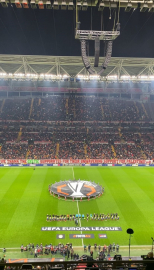 Galatasaray taraftarlarından, Filistin’e destekleri için Celtic taraftarlarına teşekkür pankartı