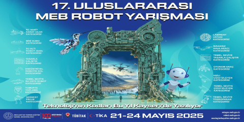 Uluslararası MEB robot yarışması başvuruları başladı